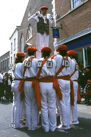 Photo of Basque sword dancers